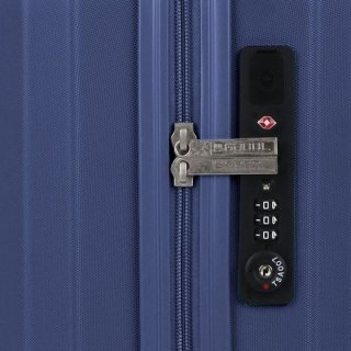 Gabol Clever (S) Blue 37 л чемодан из пластика на 4 колесах синий
