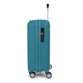 Gabol Clever (S) Turquoise 37 л чемодан из пластика на 4 колесах бирюзовый