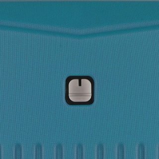 Gabol Clever (S) Turquoise 37 л чемодан из пластика на 4 колесах бирюзовый