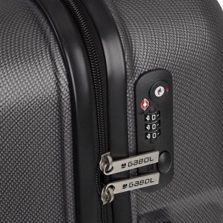 Gabol Custom 32 л чемодан из ABS пластика на 4 колесах серый