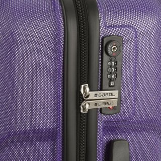 Gabol Custom 59 л чемодан из ABS пластика на 4 колесах фиолетовый