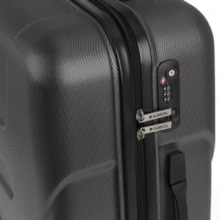 Gabol Custom 59 л чемодан из ABS пластика на 4 колесах серый