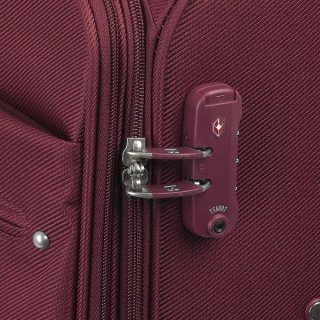 Gabol Daisy 32 л чемодан из полиэстера на 4 колесах бордовый