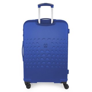 Gabol Duke 90 л чемодан из ABS пластика на 4 колесах синий