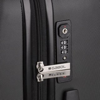 Gabol Fit 34 л чемодан из ABS пластика на 4 колесах желтый