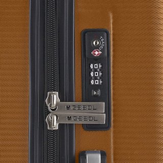 Gabol Miami 100 л чемодан из ABS пластика на 4 колесах коричневый