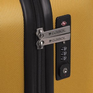 Gabol Paradise 96 л чемодан из ABS пластика на 4 колесах желтый