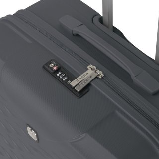 Gabol Piscis 37 л чемодан из ABS пластика на 4 колесах серый Gabol Piscis 37 л чемодан из ABS пластика на 4 колесах серый