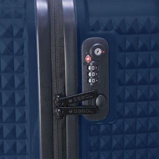 Gabol Quartz 31 л чемодан из ABS/поликарбоната на 4 колесах синий