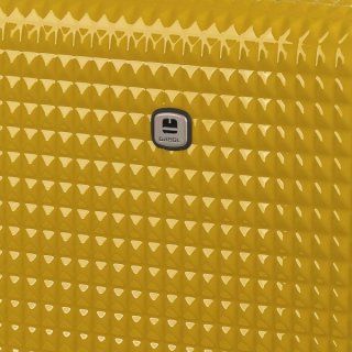 Gabol Quartz 31 л чемодан из ABS/поликарбоната на 4 колесах желтый Gabol Quartz 31 л чемодан из ABS/поликарбоната на 4 колесах желтый