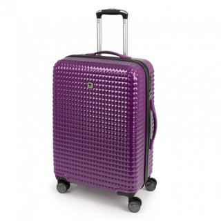 Gabol Quartz 56 л чемодан из ABS/поликарбоната на 4 колесах фиолетовый