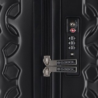 Gabol Render 90 л чемодан из ABS пластика на 4 колесах черный