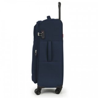 Gabol Roma 65 л валіза  з поліестеру на 4 колесах синя