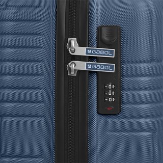 Gabol Shock чемодан ручная кладь из пластика на 37 л весом 2,7 кг Синий