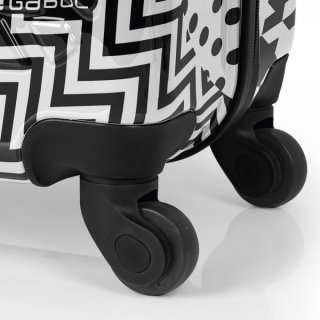Gabol Trend 112 л чемодан из ABS/поликарбоната на 4 колесах черный