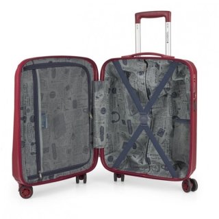Gabol Vermont 33 л чемодан из ABS пластика на 4 колесах красный