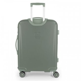 Gabol Vermont 62 л чемодан из ABS пластика на 4 колесах зеленый