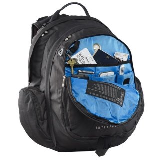 Городской рюкзак с отдилениес для ноутбука 15" Caribee Interface 40 Black