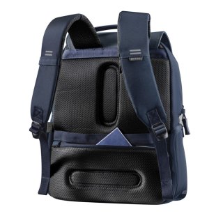 Міський рюкзак Soft Daypack із захистом від крадіжок, від порізів із відділом під ноутбук Синій