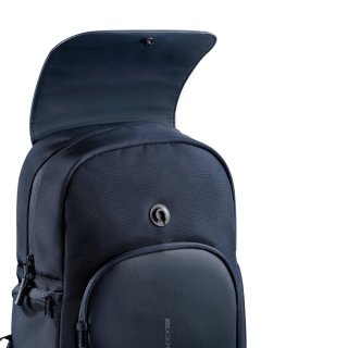 Міський рюкзак Soft Daypack із захистом від крадіжок, від порізів із відділом під ноутбук Синій