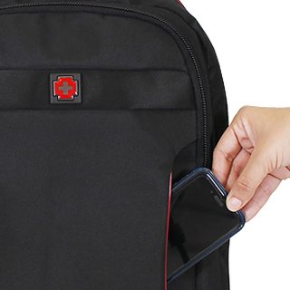 Міський рюкзак Swissbrand Nyon на 20 л з відділом під ноутбук до 15,6 д Чорний Міський рюкзак Swissbrand Nyon на 20 л з відділом під ноутбук до 15,6 д Чорний