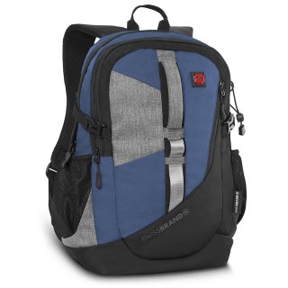 Городской рюкзак Swissbrand Oregon на 26 л с отделом для ноутбука до 15,6 д Синий