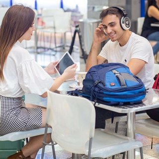 Городской рюкзак Swissbrand Oregon на 26 л с отделом для ноутбука до 15,6 д Синий