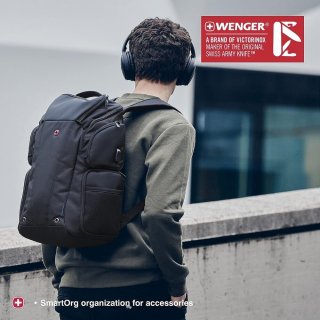 Городской рюкзак Wenger BC Class на 29 л с отделом для ноутбука Черный