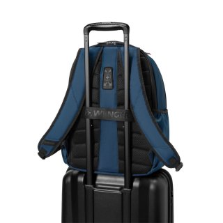 Городской рюкзак Wenger New Essentials на 23 литра с отделом для ноутбука до 16 дюйма Синий