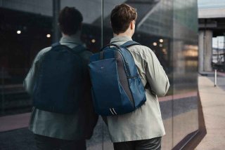 Городской рюкзак Wenger New Essentials на 23 литра с отделом для ноутбука до 16 дюйма Синий