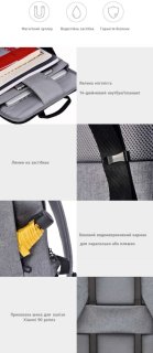 Міський рюкзак Xiaomi Runmi 90 Ninetygo Outdoor Leisure Синій