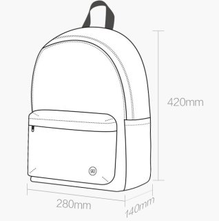 Міський рюкзак Xiaomi Runmi на 15 л Червоний