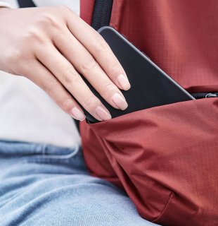 Городской рюкзак Xiaomi Z Bag Ultra Light Portable Mini Красный