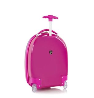 Heys FASHION/Unicorn Pink Round 27 л детский пластиковый чемодан на 2 колесах розовый