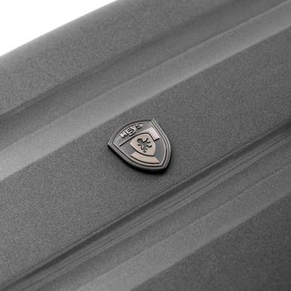 Heys Metallix 132 л валіза з дюрафлексу на 4 колесах сіра