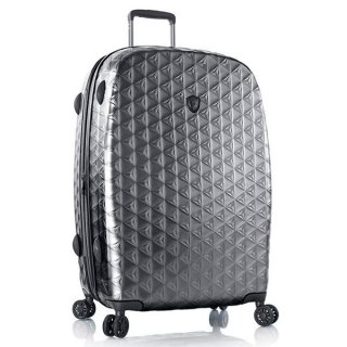 Heys Motif Homme 115/130 л чемодан из поликарбоната на 4 колесах серый