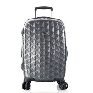 Heys Motif Homme 36/49 л чемодан из поликарбоната на 4 колесах серый