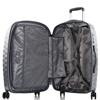 Heys Motif Homme 69/86 л чемодан из поликарбоната на 4 колесах серый