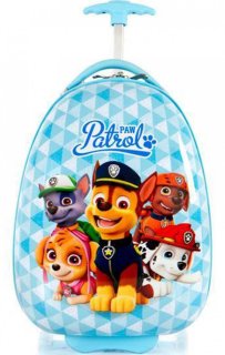 Heys NICKELODEON/Paw Patrol Blue Egg 13 л детский пластиковый чемодан на 2 колесах голубой