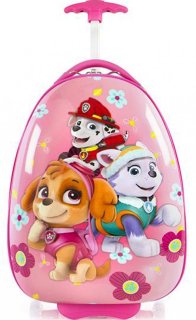 Heys NICKELODEON/Paw Patrol Pink Egg 13 л детский пластиковый чемодан на 2 колесах розовый