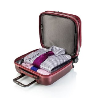 Heys Portal Smart Business Case Burgundy 35 л кейс-пилот на 4 колесах из поликарбоната бордовый