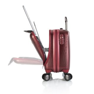 Heys Portal Smart Business Case Burgundy 35 л кейс-пилот на 4 колесах из поликарбоната бордовый