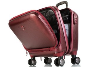 Heys Portal Smart Business Case Pewter 35 л кейс-пилот на 4 колесах из поликарбоната серый
