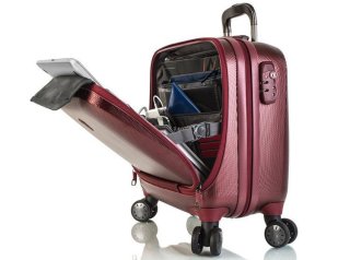 Heys Portal Smart Business Case Pewter 35 л кейс-пилот на 4 колесах из поликарбоната серый