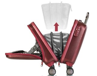 Heys Portal Smart Business Case Pewter 35 л кейс-пилот на 4 колесах из поликарбоната серый