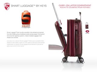 Heys Portal Smart Luggage (L) Grey 105 л валіза з полікарбонату на 4 колесах сіра