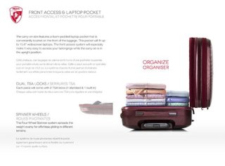 Heys Portal Smart Luggage (L) Grey 105 л валіза з полікарбонату на 4 колесах сіра