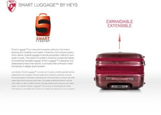 Heys Portal Smart Luggage (L) Grey 105 л валіза з полікарбонату на 4 колесах сіра