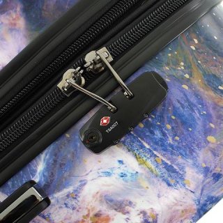 Heys Purple Amethyst 96 л чемодан из поликарбоната на 4 колесах разноцветный