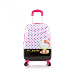 Heys SANRIO/Hello Kitty 39 л детский пластиковый чемодан на 4 колесах розовый